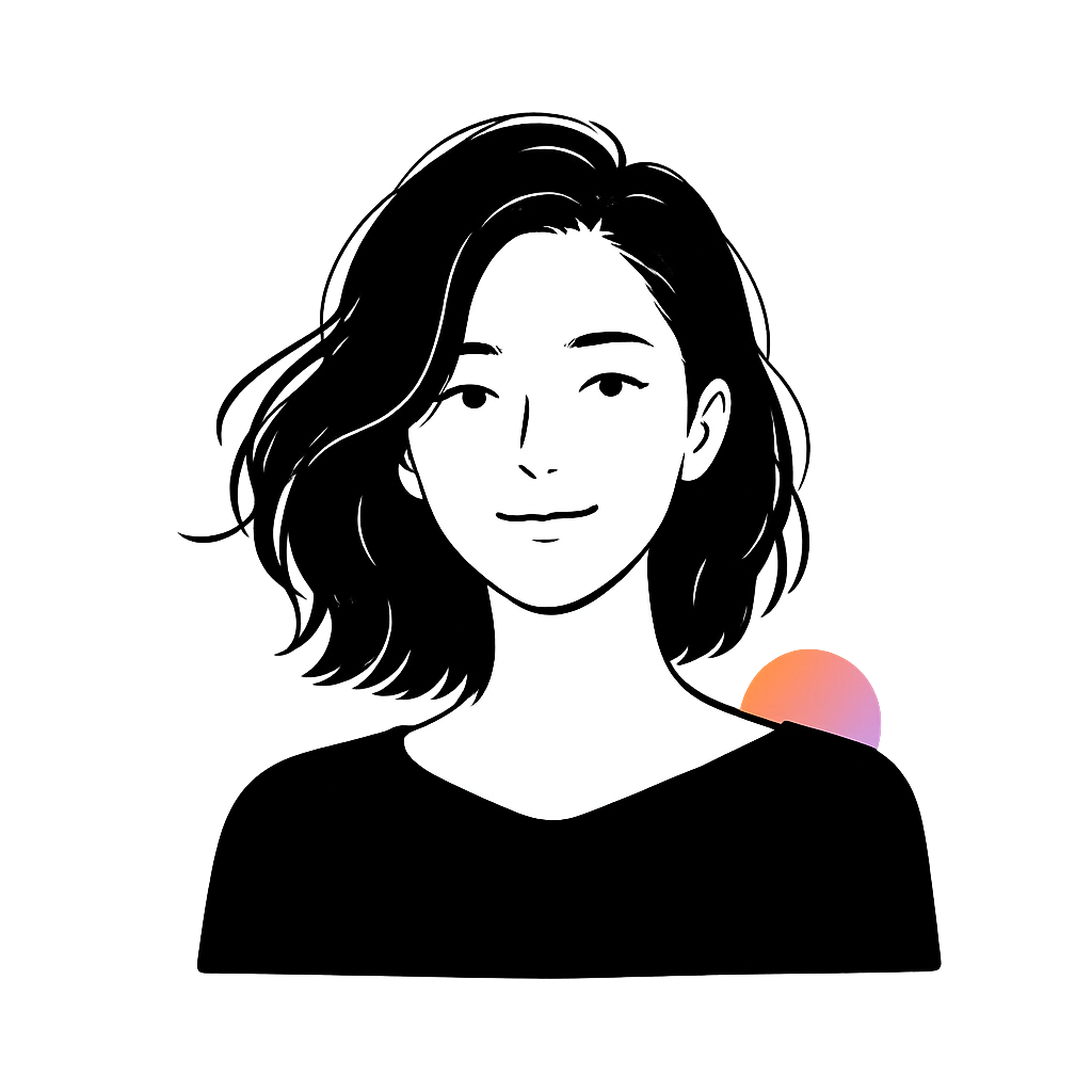 Illustrated portrait placeholder for Sarah Mitchell
